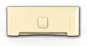 Szufelka do odkurzacza centralnego leovac Due Kremowa