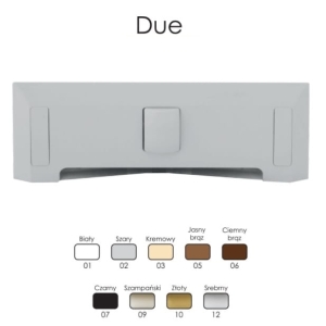 Szufelka do odkurzacza centralnego leovac Due Szara